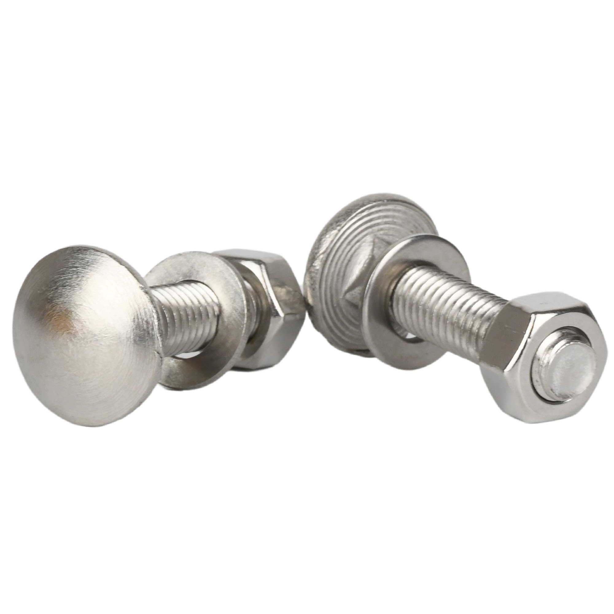 M8 Carriage Bolts Coach Bolt + Hex Full Nuts & Washers Kit A2 Stainless Steel eBay