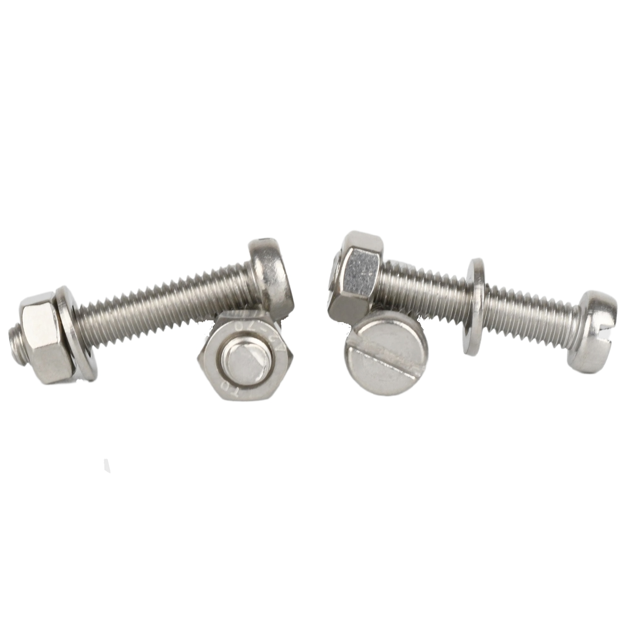 M1.6 M2 M2.5 M3 Slotted Cheese Head Machine Screws Nuts Washers